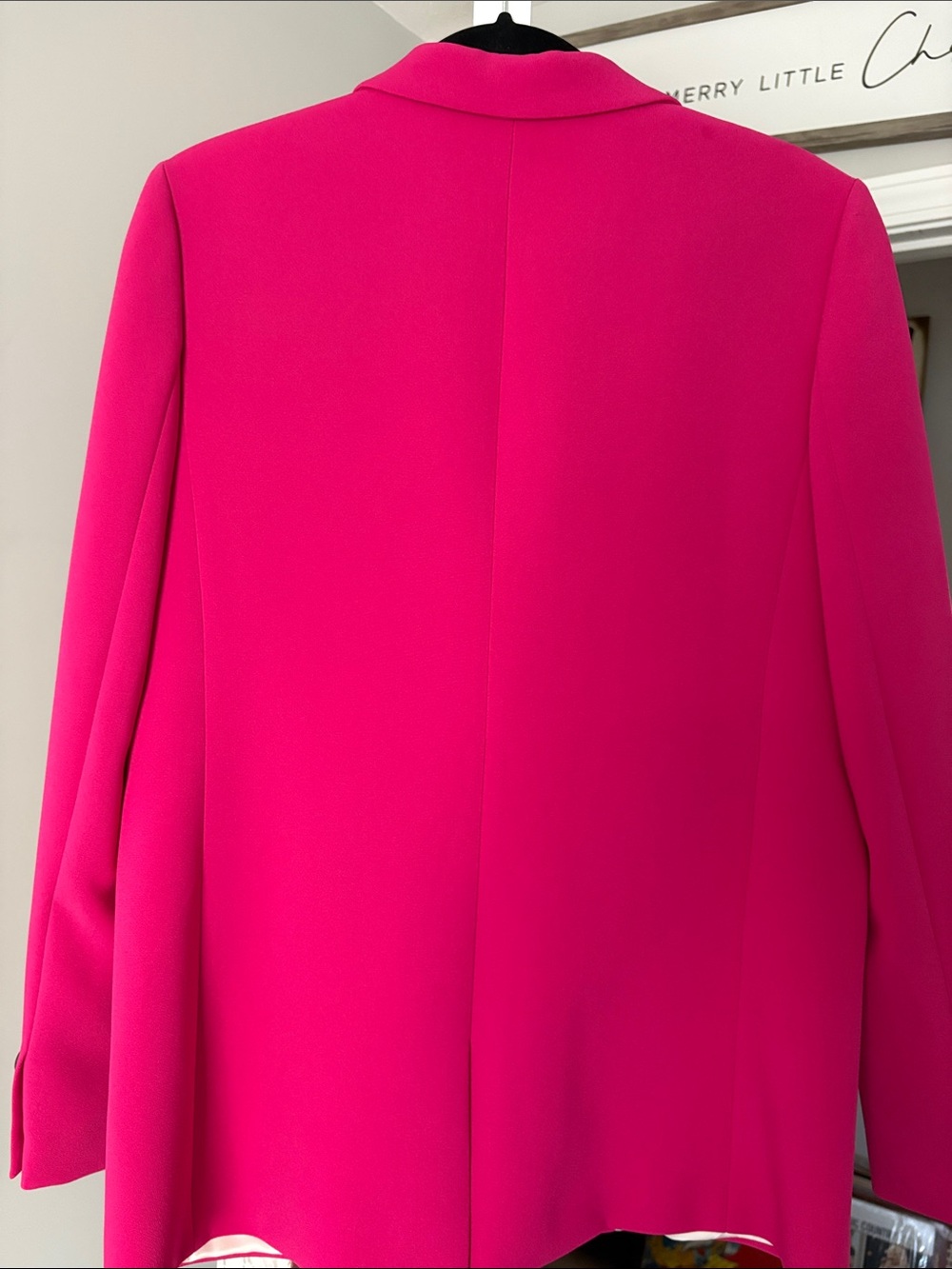 The Kooples Bright Pink Tailored Blazer - Picture 5 of 5